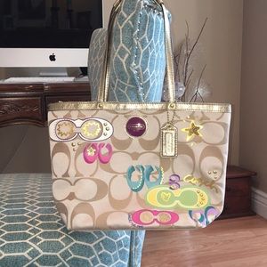 💛Coach Poppy Tote Bag! Excellent Condition!💛